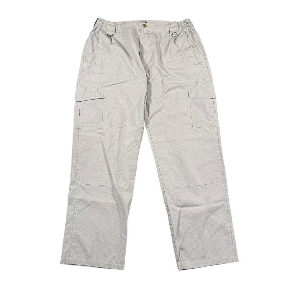 CQR Tactical Gray 40x32 Cargo Pants Ripstop Canvas Workwear Relaxed